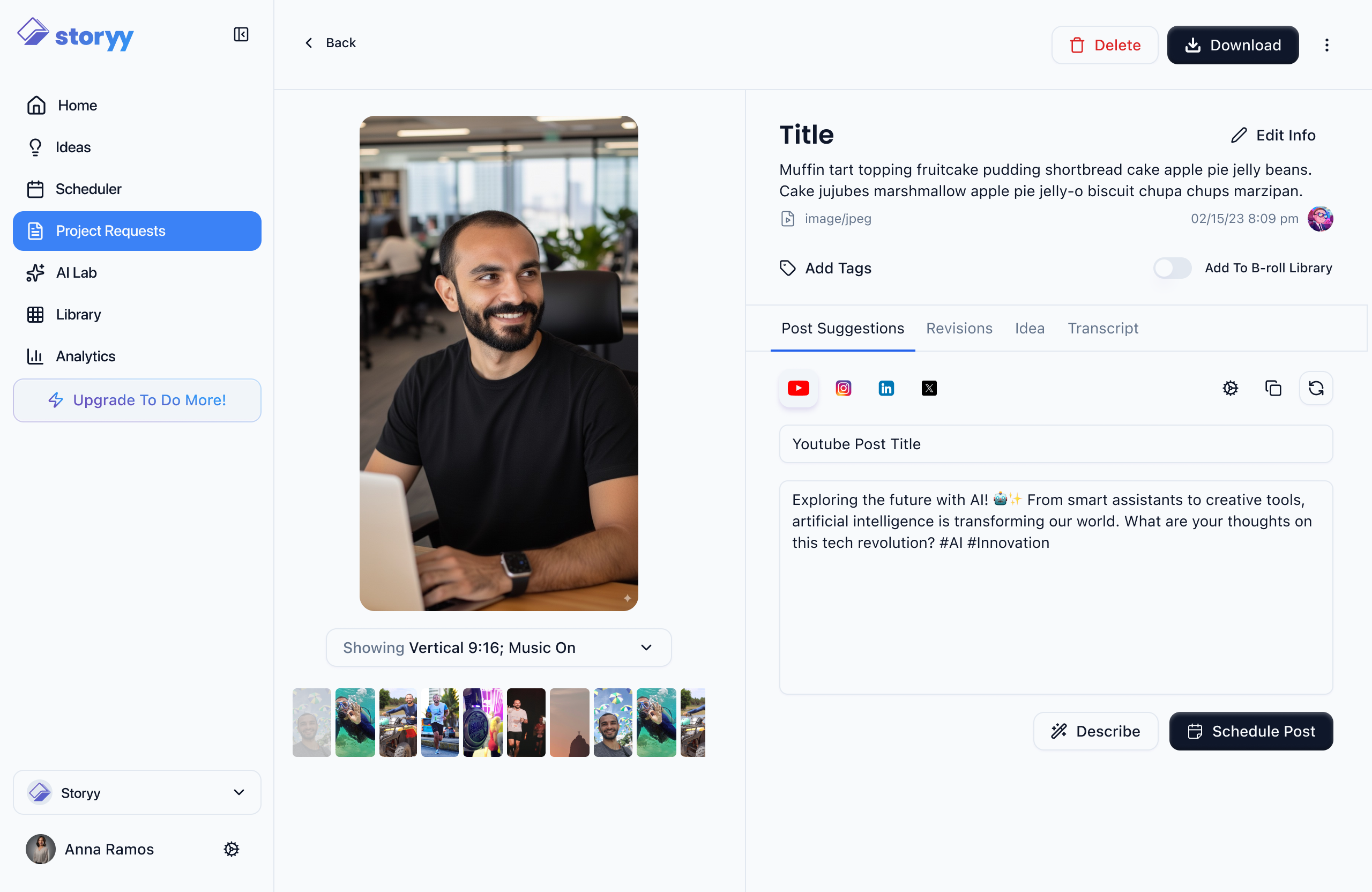 Content Library & Personal B-Roll — Your Asset System